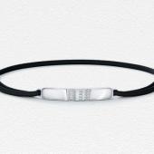 De Beers ‘RVL’ Cord Bracelet in White Gold
