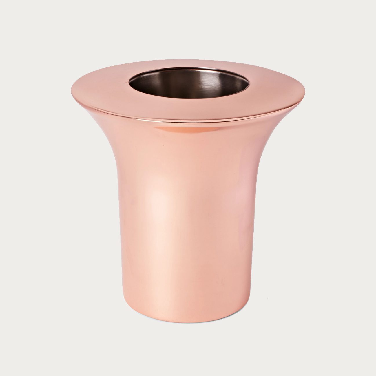 Tom Dixon Plum Copper-Plated Wine Cooler