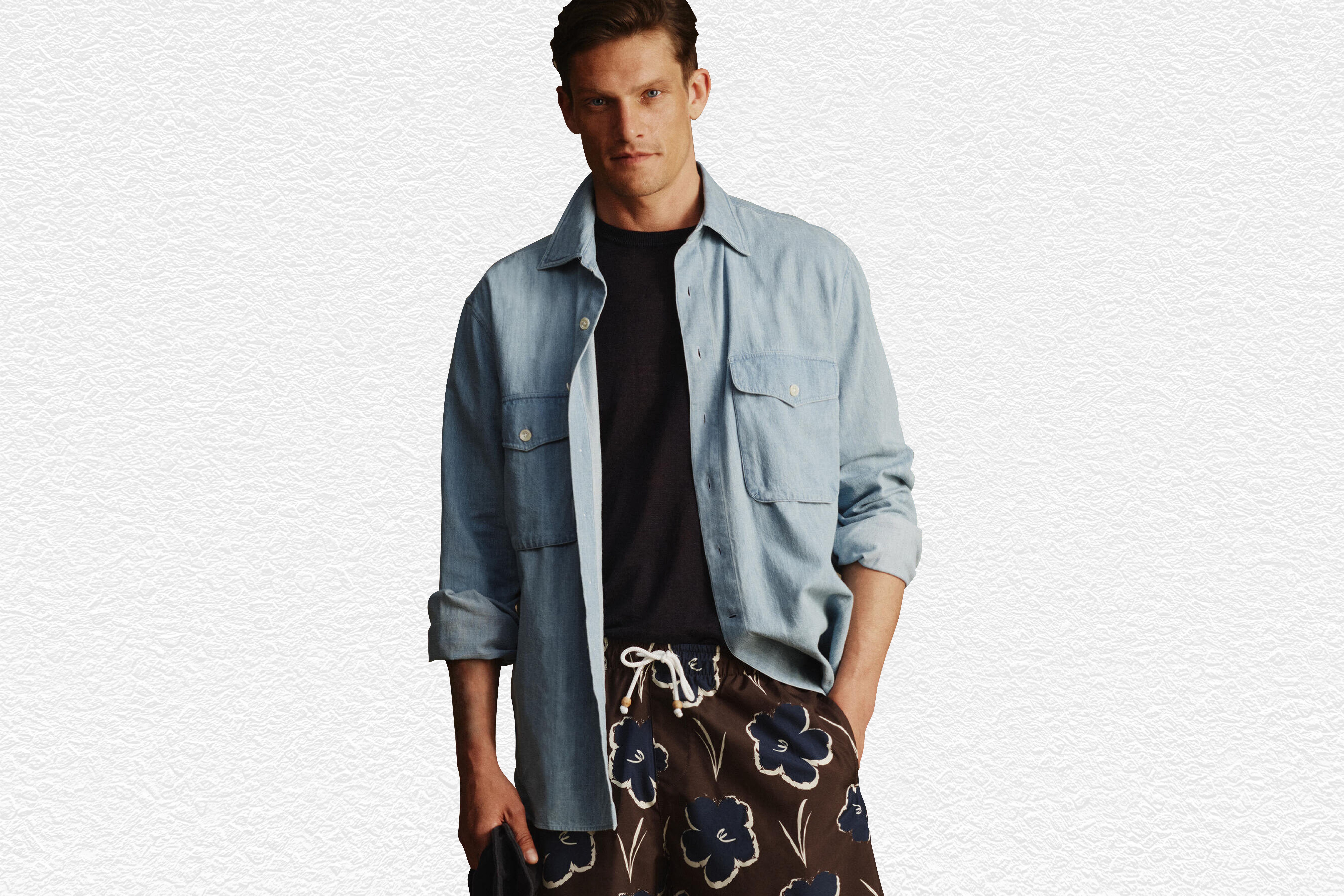 Irish Linen Pop-Over Shirt