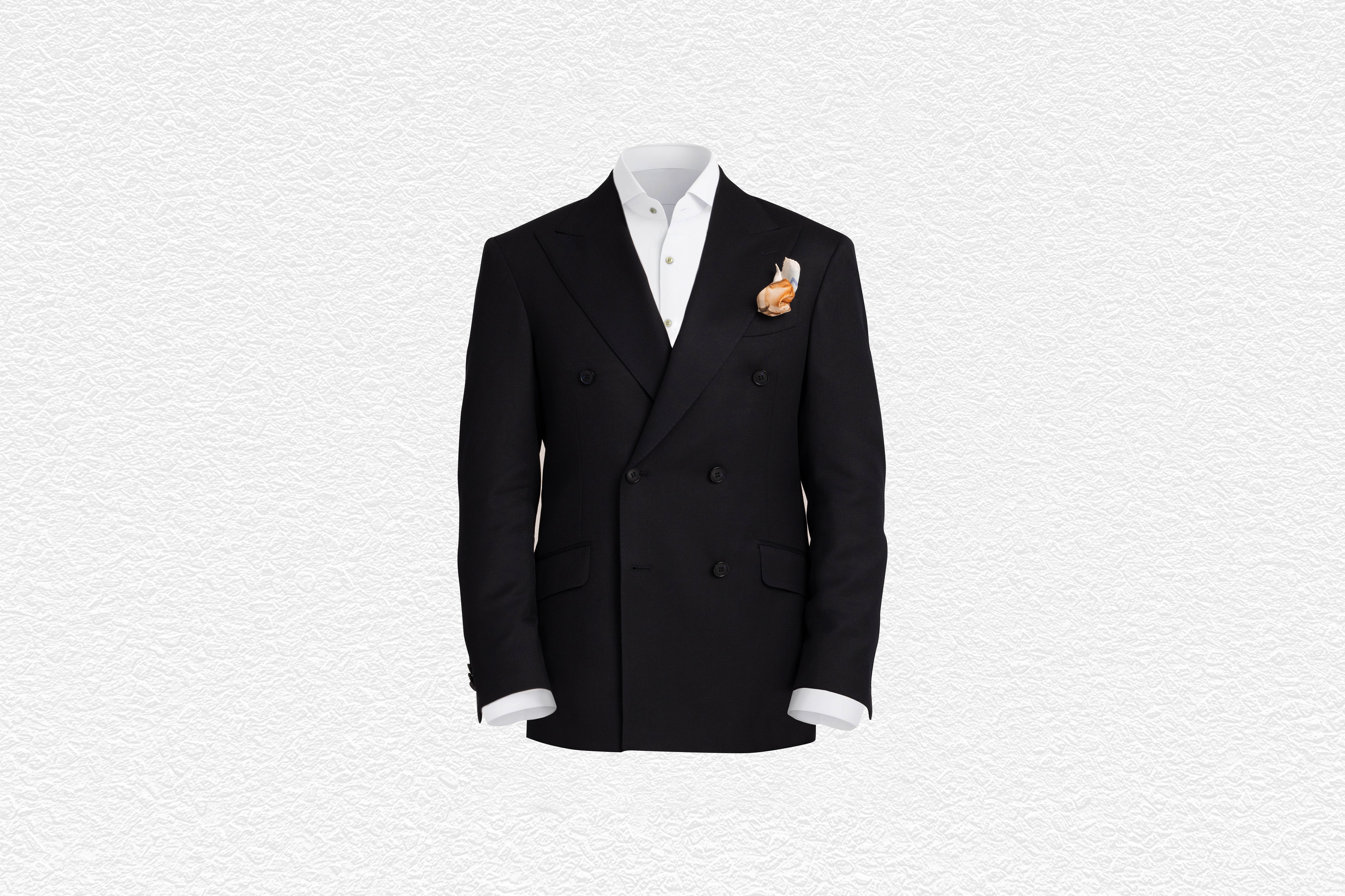 Dark Navy Double Breasted Blazer