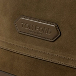 Tom Ford Leather-Trimmed Suede Tote Bag