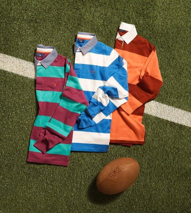 striped rugby shirt
