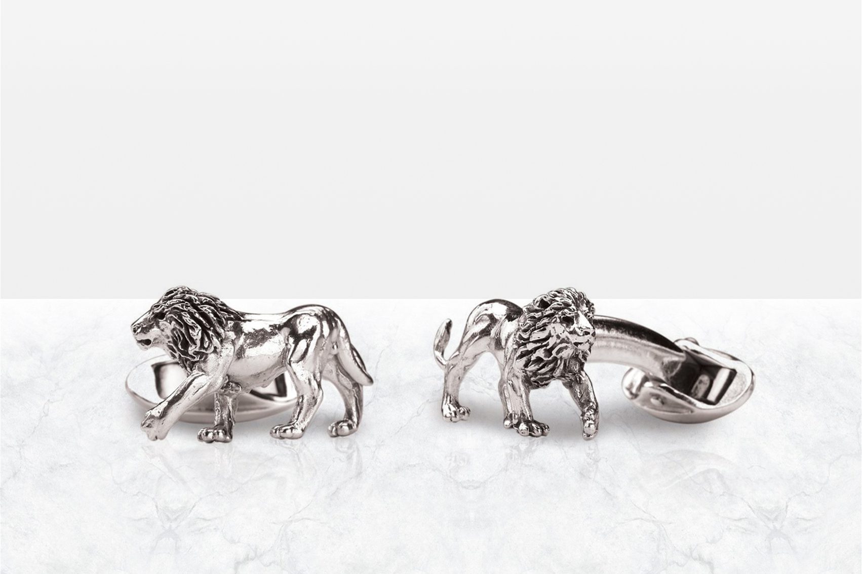 Patrick Mavros Walking Lion Cufflinks