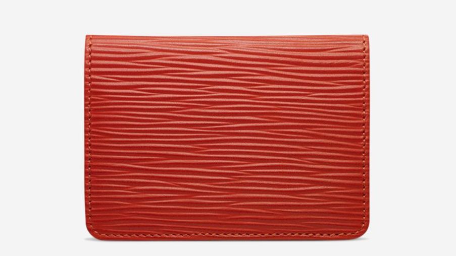 The Pick: Czech & Speake Foldable Leather Card Holder