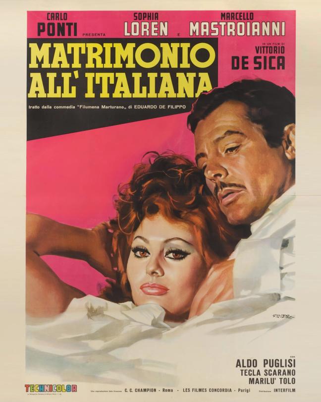 Marriage Italian Style (1964) Poster