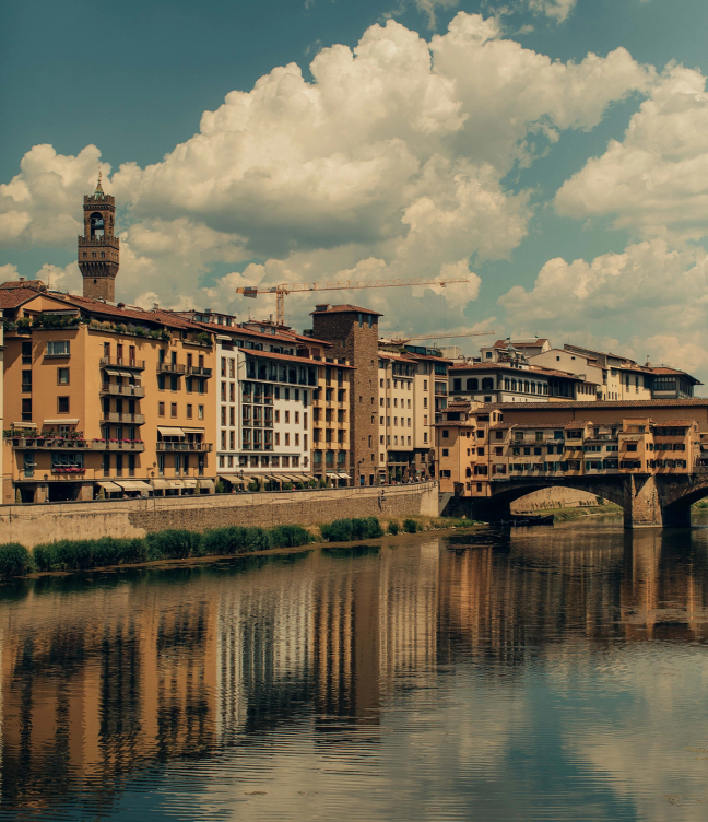 Houses on the River Arno, in Florence