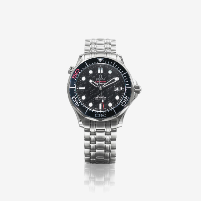 An Omega 50 Years of 007 limited-edition automatic calendar bracelet watch Seamaster