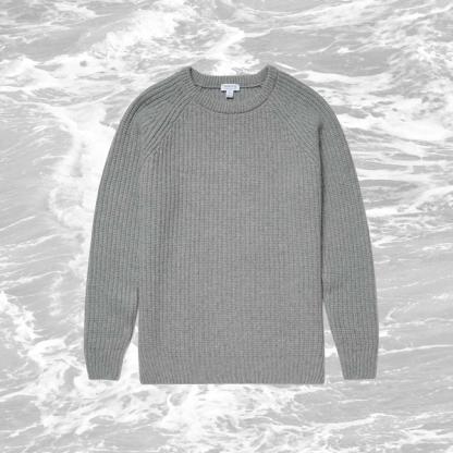 Sunspel Recycled Rib Jumper