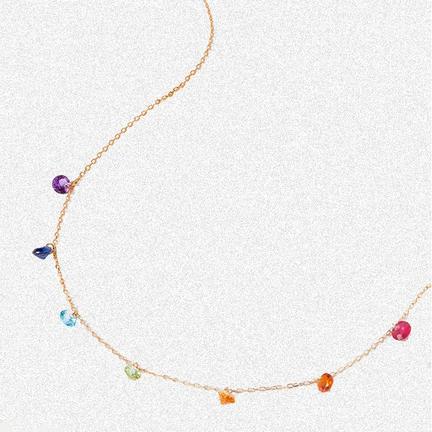 Persée multi-stone necklace