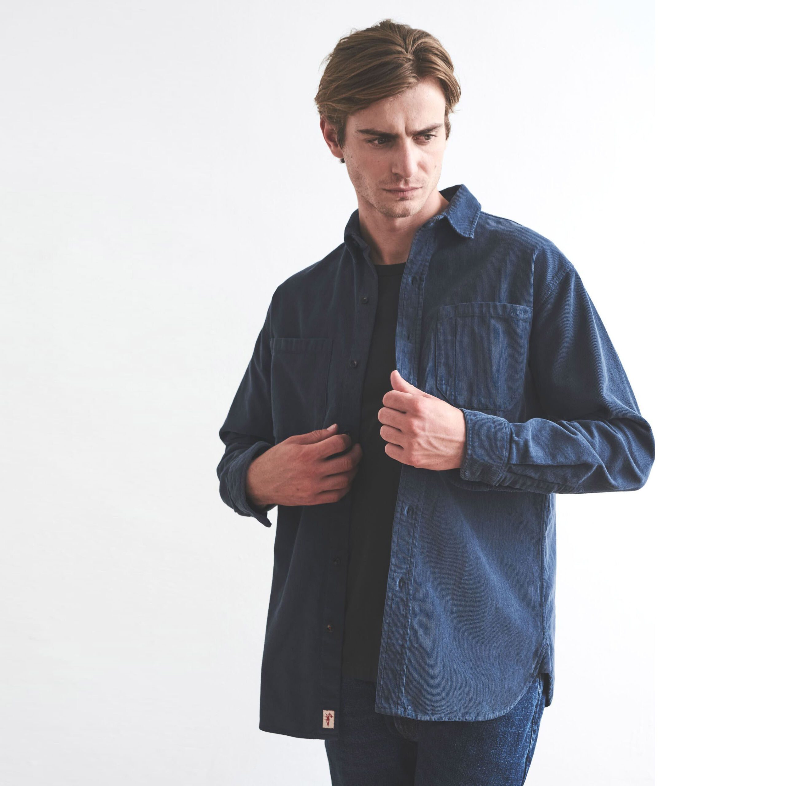Aubin ‘Brigg’ Relaxed Cord Shirt