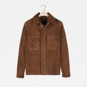 Drake’s Suede Two-Pocket Overshirt