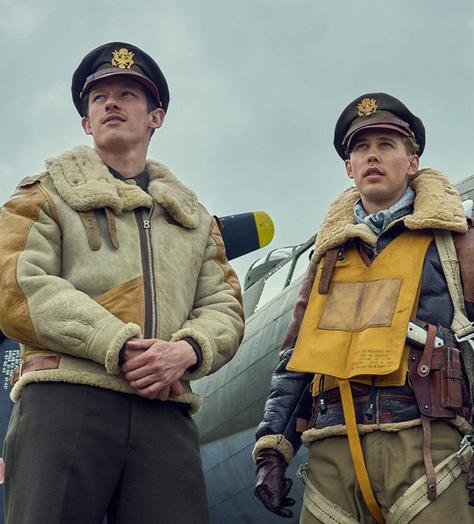 Austin Butler and Callum Turner in Masters of the Air