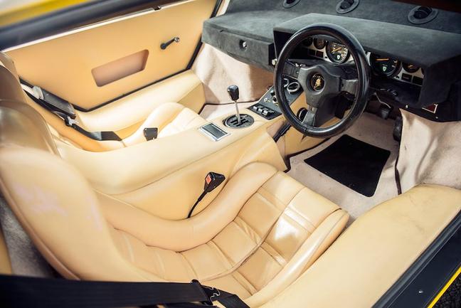 1981 Lamborghini Countach 400S interior