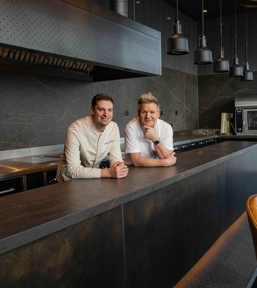 Gordon Ramsay, known as the firebrand chef, now fully embraces being mother hen