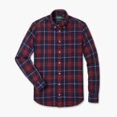 Vintage red and navy shirt for Gitman