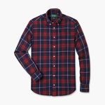 Vintage red and navy shirt for Gitman