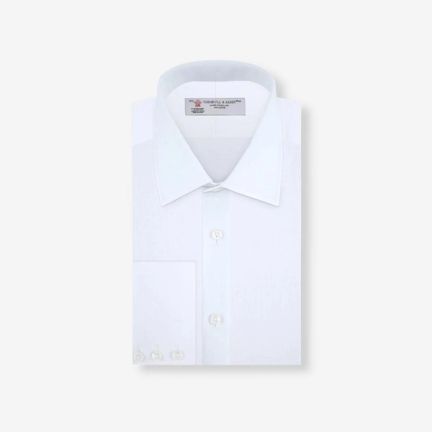 Turnbull & Asser White Linen Shirt
