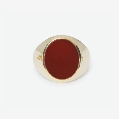 Ruffs Carnelian Signet Ring