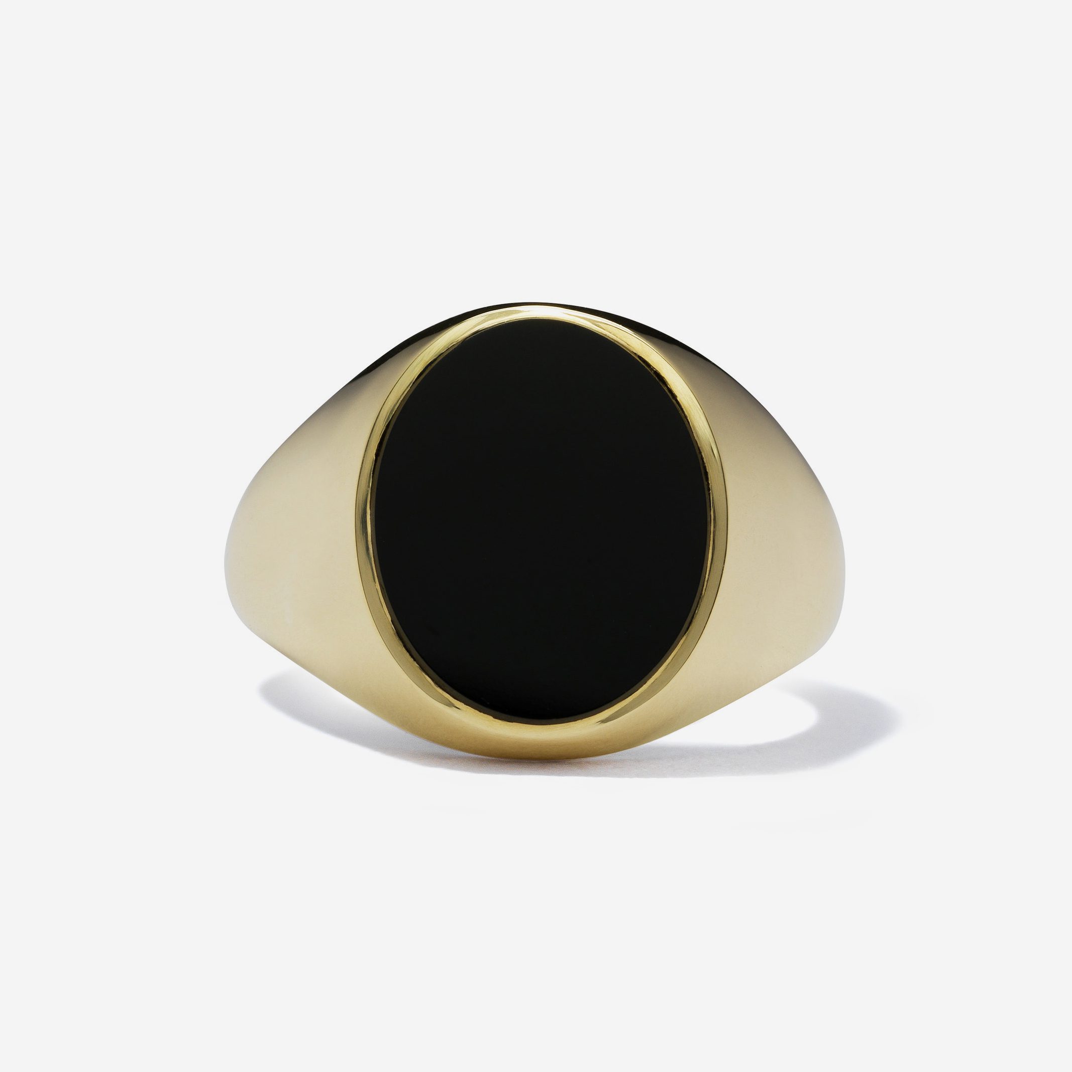 Ruffs Black Onyx Signet Ring