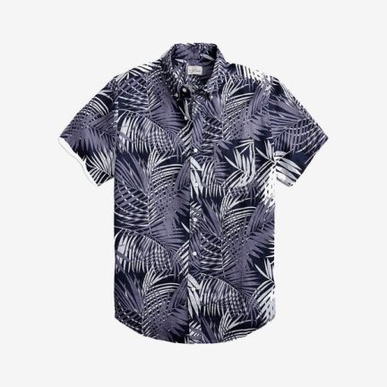 J. Crew Palm Print Shirt