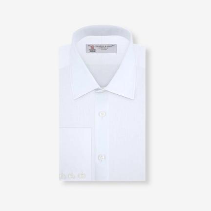 Turnbull & Asser White Linen Shirt