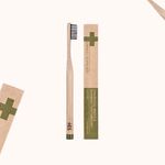 Ernest Supplies Charcoal Bristle Bamboo Toothbrush