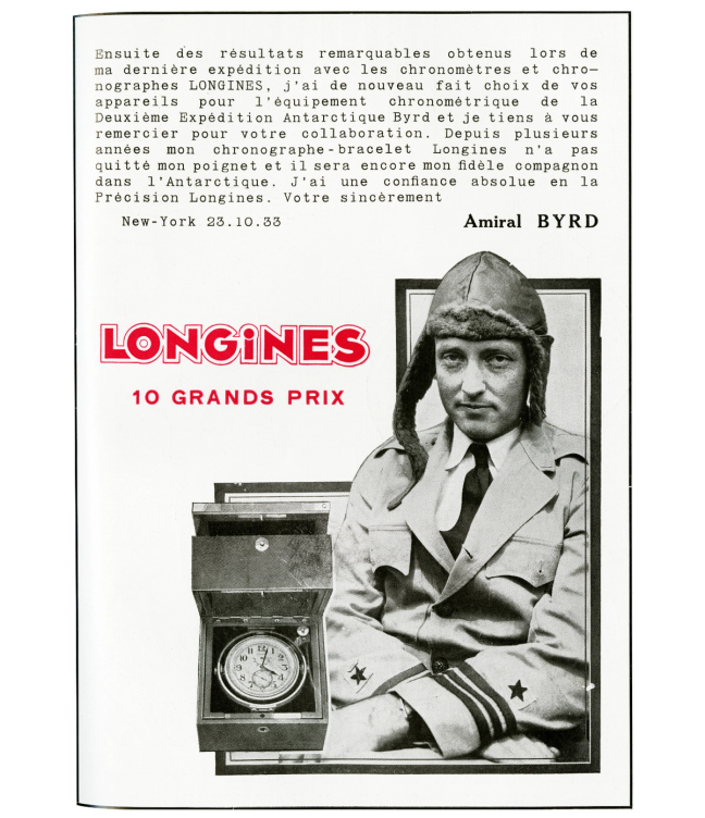 A vintage poster of explorer Richard Byrd