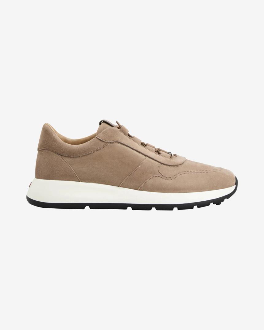 Pashmy Suede Red Dot Sneakers