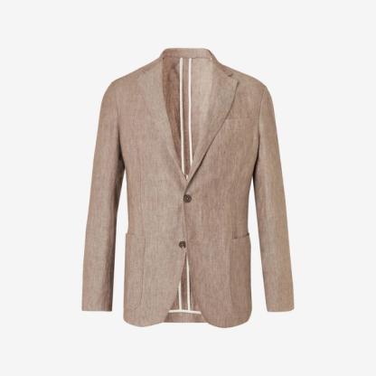 Ermenegildo Zegna Unstructured Linen Jacket