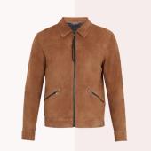 Zip-Through Suede Jacket by Lanvin at Matches