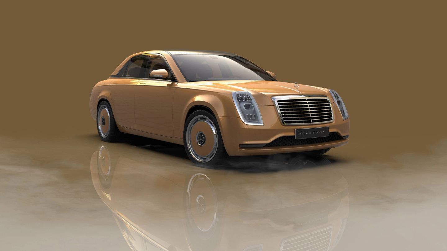 This Mercedes-Benz Icon E concept is a 1960s saloon reborn