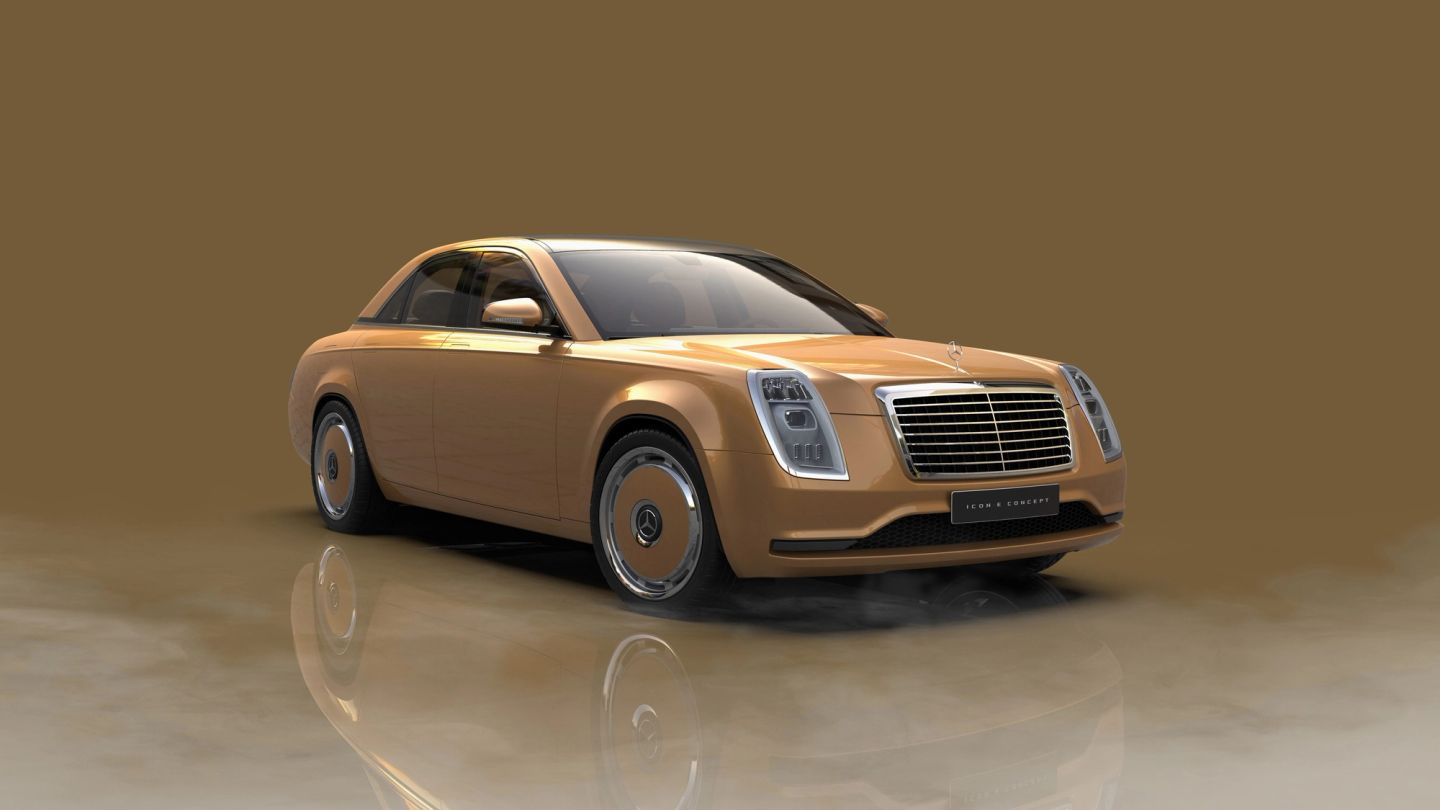 This Mercedes-Benz Icon E concept is a 1960s saloon reborn