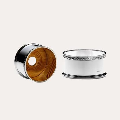 William and Son Silver Bottle Coaster