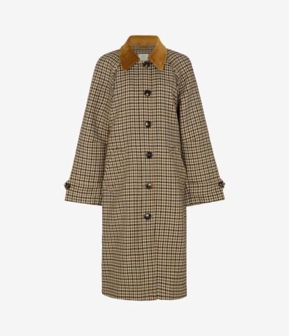Abrigo Mac de lana Tattersall