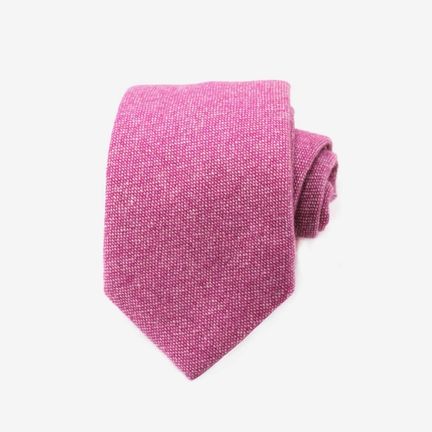 Emma Willis Pink Cashmere Tie