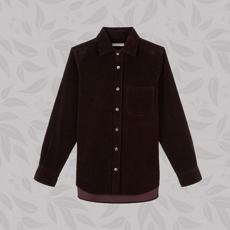 Purple Corduroy Shirt