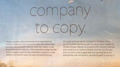 Apple’s Blatant Dig At Samsung With ‘Earth Day’ Advert