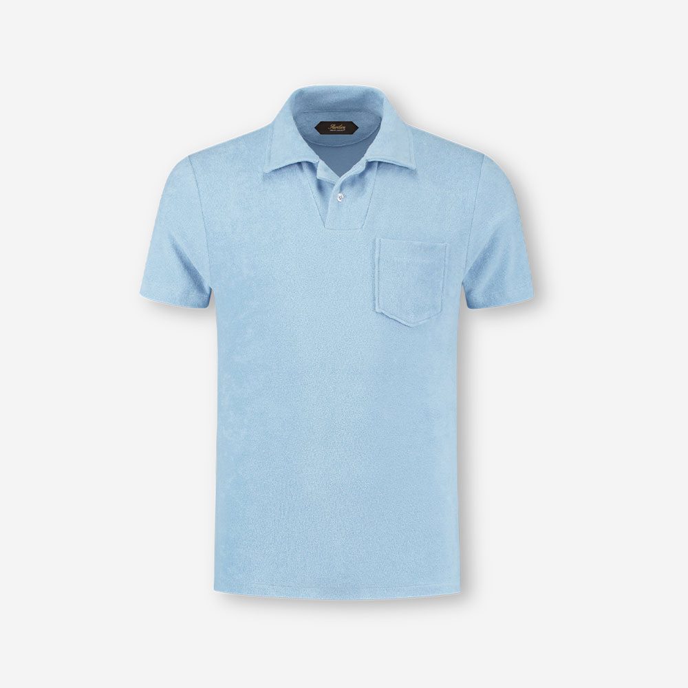 Aurelien Terry Towelling Polo Shirt