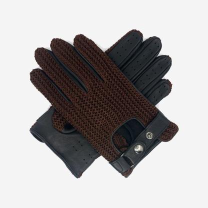 Harssidanzar Lambskin Driving Gloves