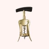 Lorenzi Milano Brass Double Lever Corkscrew