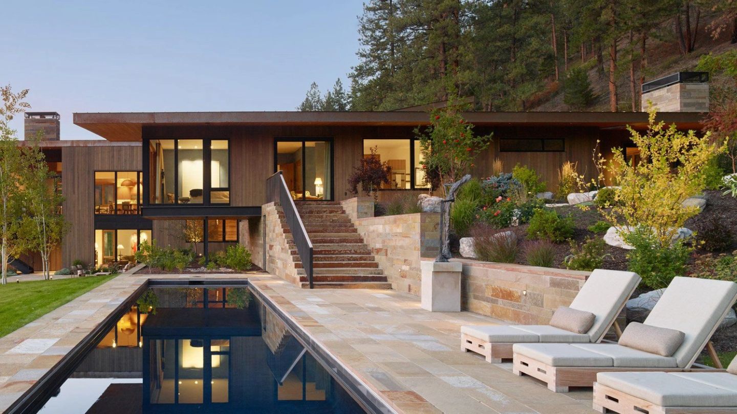 In the forests of Montana, this unique home is where the art is