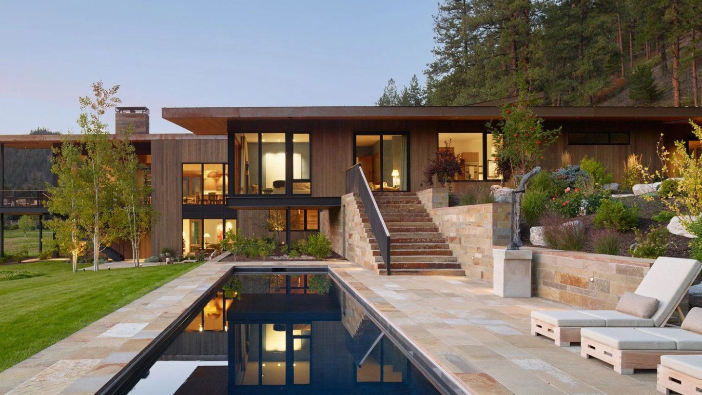 In the forests of Montana, this unique home is where the art is