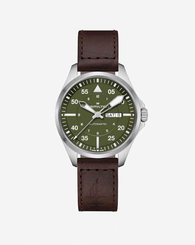 Hamilton Khaki Aviation Pilot Day Date Auto
