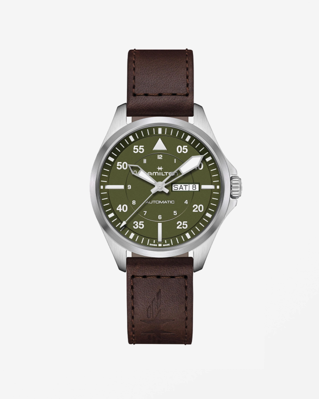 Hamilton Khaki Aviation Pilot Day Date Auto