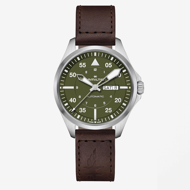 Hamilton Khaki Aviation Pilot Day Date Auto