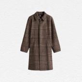 Tommy Hilfiger Relaxed Wool Blend Check Coat