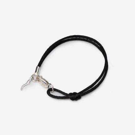 Rubinacci Black Silk Bracelet