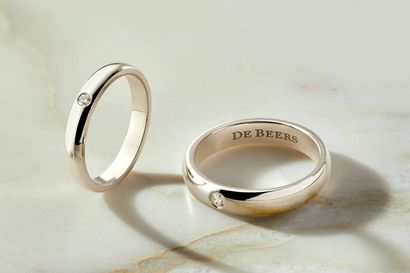 Band together – a guide to choosing wedding bands with De Beers
