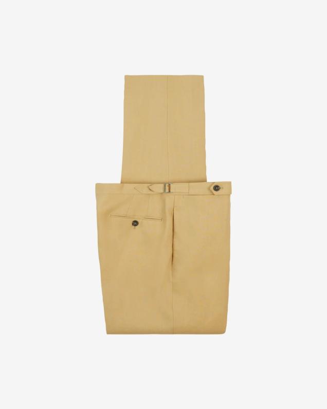 Drake's linen suit trousers