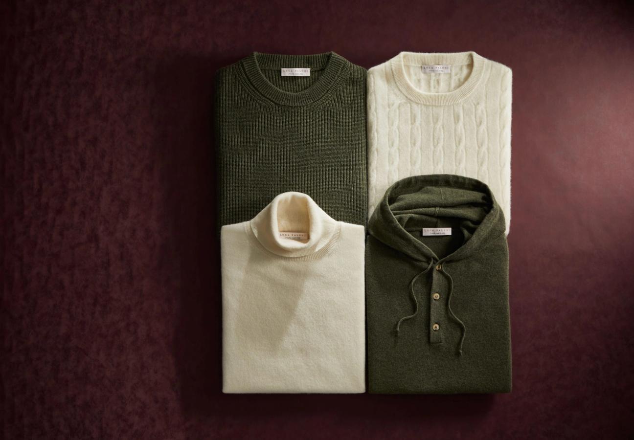 luca faloni cashmere knitwear